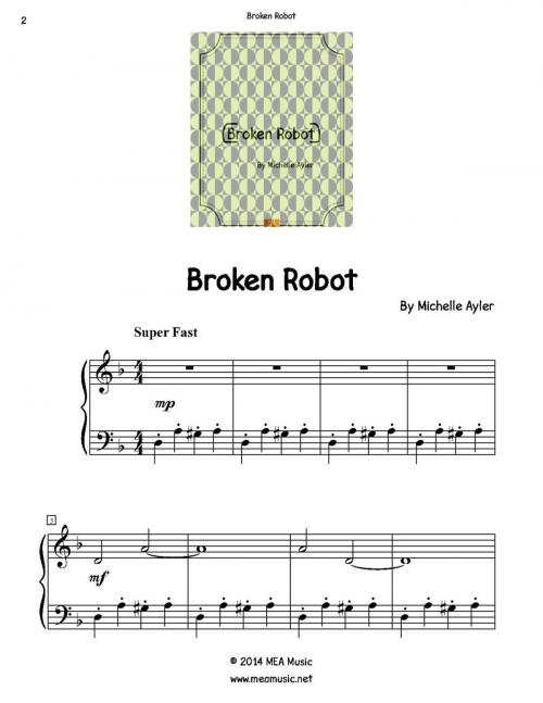 Cover of the book Broken Robot by Michelle Ayler, MEA Music