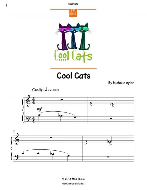 Cover of the book Cool Cats by Michelle Ayler, MEA Music