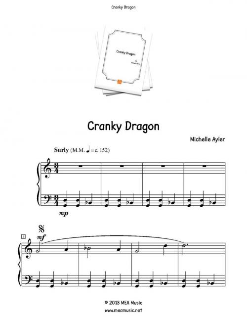 Cover of the book Cranky Dragon by Michelle Ayler, MEA Music