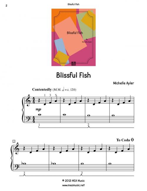 Cover of the book Blissful Fish by Michelle Ayler, MEA Music