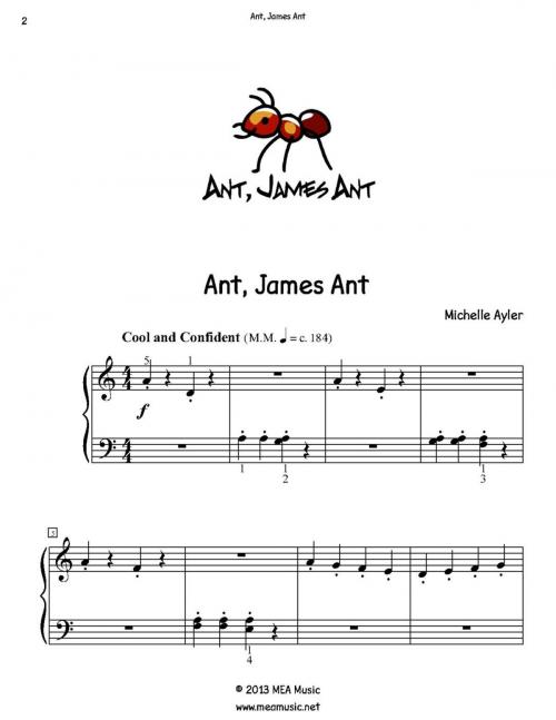 Cover of the book Ant, James Ant by Michelle Ayler, MEA Music