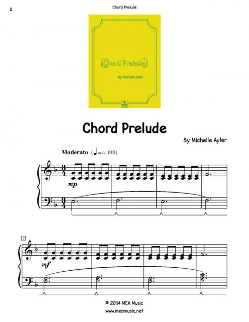 Cover of the book Chord Prelude by Michelle Ayler, MEA Music