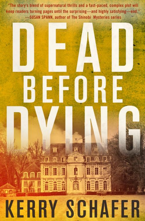 Cover of the book Dead Before Dying by Kerry Schafer, Diversion Books