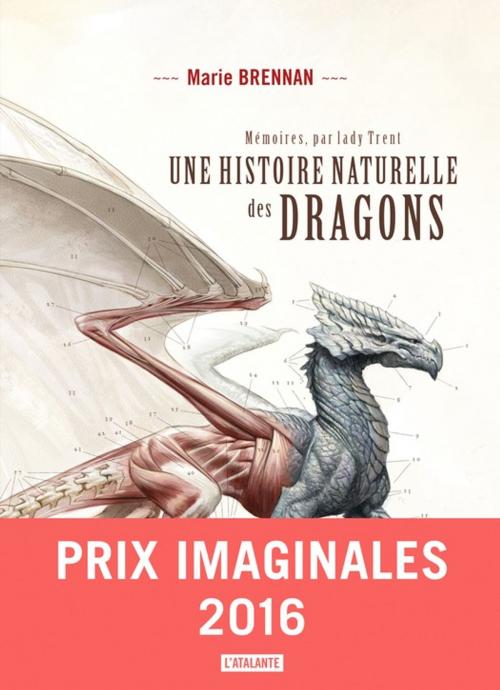 Cover of the book Une histoire naturelle des dragons by Marie Brennan, L'Atalante