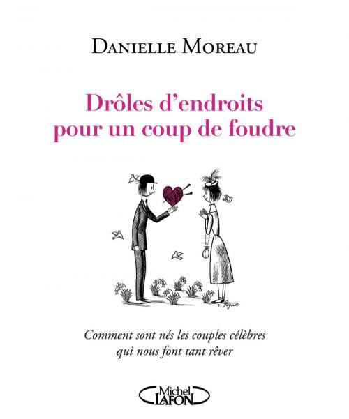 Cover of the book Drôles d'endroits pour un coup de foudre by Danielle Moreau, Michel Lafon