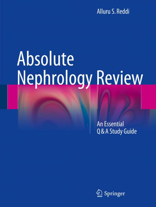 Cover of the book Absolute Nephrology Review by Alluru S. Reddi, Springer International Publishing