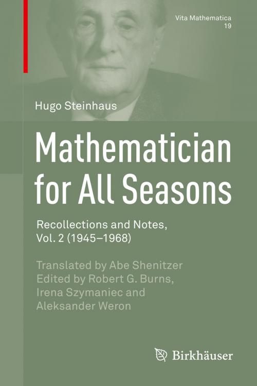 Cover of the book Mathematician for All Seasons by Hugo Steinhaus, Springer International Publishing