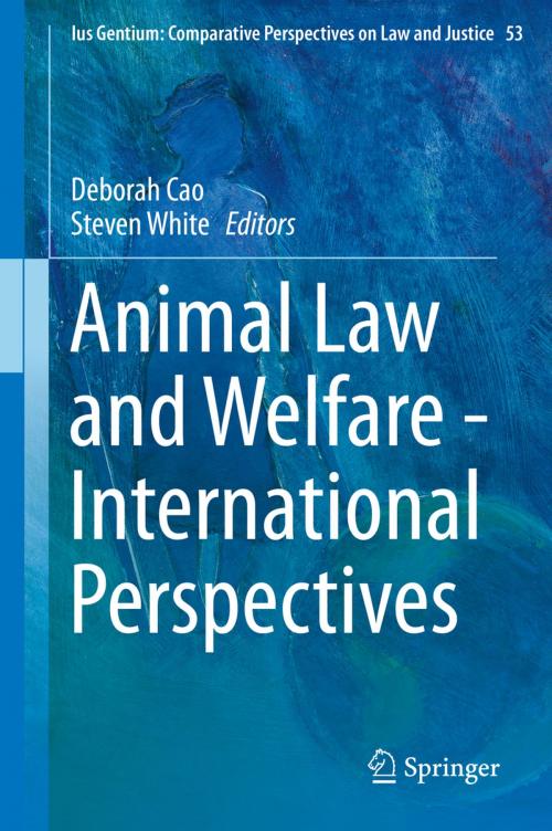 Cover of the book Animal Law and Welfare - International Perspectives by , Springer International Publishing