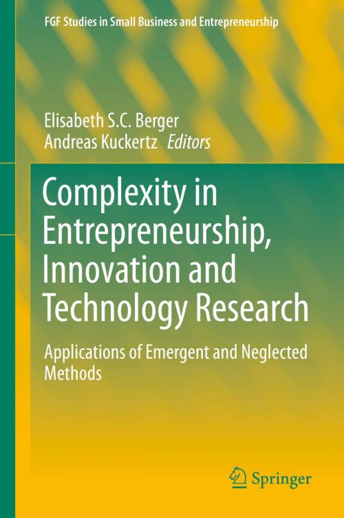 Cover of the book Complexity in Entrepreneurship, Innovation and Technology Research by , Springer International Publishing