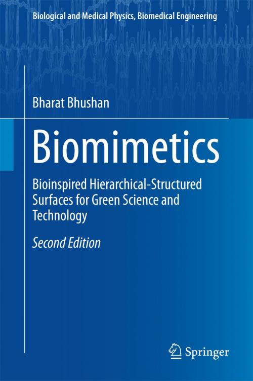 Cover of the book Biomimetics by Bharat Bhushan, Springer International Publishing