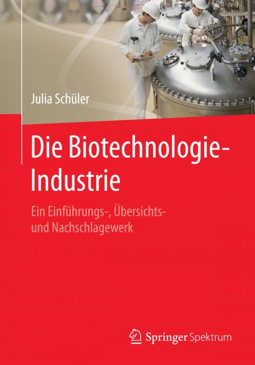 Cover of the book Die Biotechnologie-Industrie by Julia Schüler, Springer Berlin Heidelberg