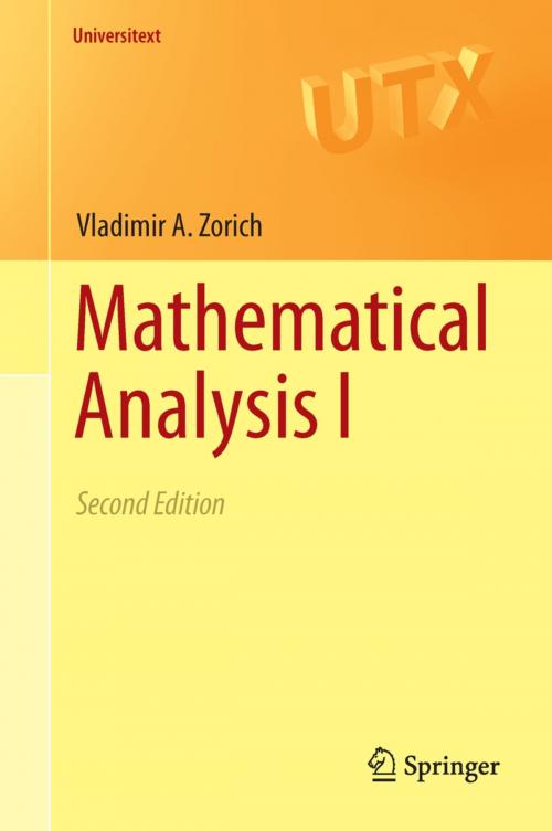 Cover of the book Mathematical Analysis I by V. A. Zorich, Springer Berlin Heidelberg