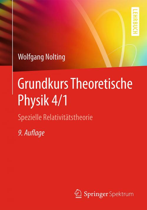 Cover of the book Grundkurs Theoretische Physik 4/1 by Wolfgang Nolting, Springer Berlin Heidelberg