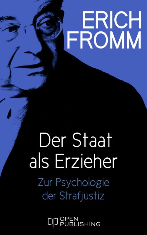 Cover of the book Der Staat als Erzieher by Erich Fromm, Edition Erich Fromm