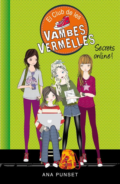 Cover of the book Secrets online! (Sèrie El Club de les Vambes Vermelles 7) by Ana Punset, Penguin Random House Grupo Editorial España
