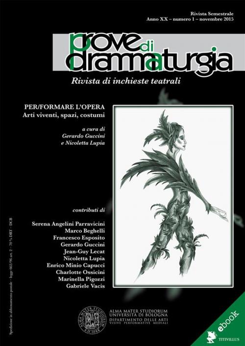 Cover of the book Prove di Drammaturgia n. 1/2015 by Nicoletta Lupia, Gerardo Guccini, Titivillus Edizioni