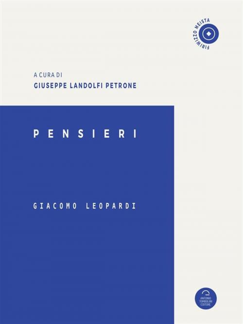 Cover of the book Pensieri by Giacomo Leopardi, Antonio Tombolini Editore