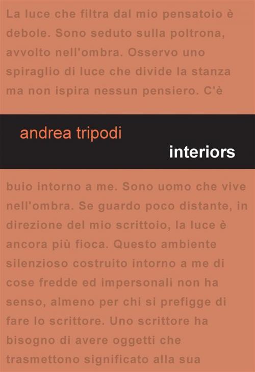 Cover of the book Interiors by Andrea Tripodi, Edizioni Leucotea