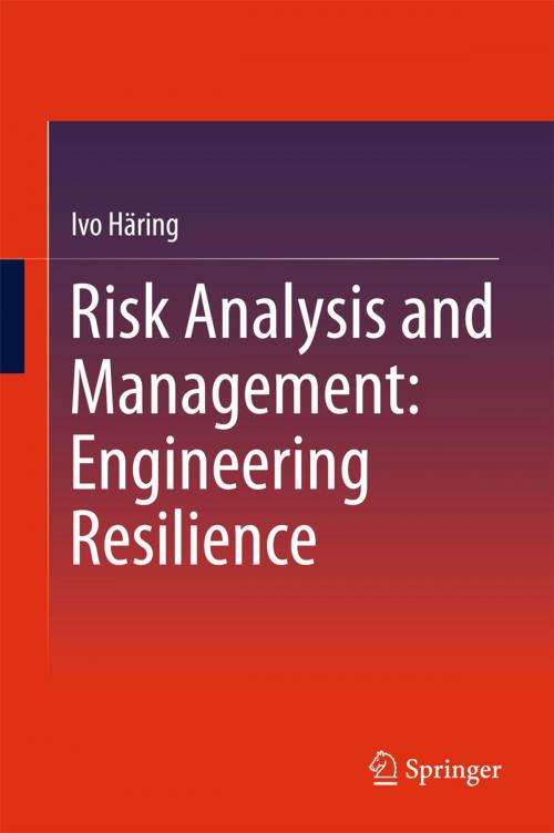 Cover of the book Risk Analysis and Management: Engineering Resilience by Ivo Häring, Springer Singapore