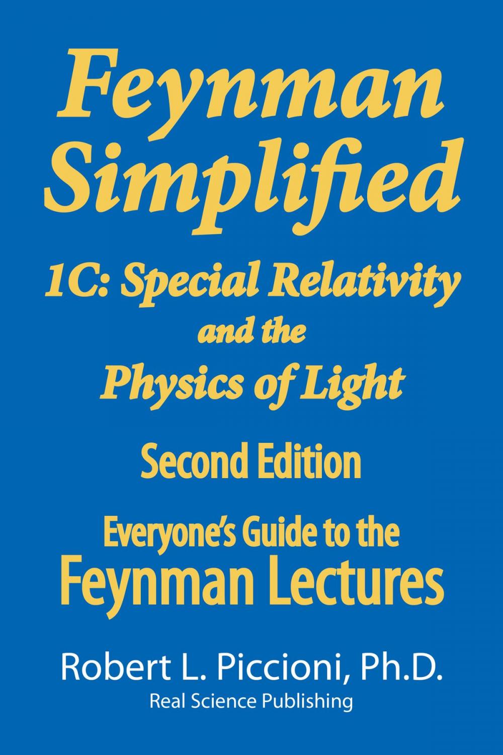 Big bigCover of Feynman Lectures Simplified 1C