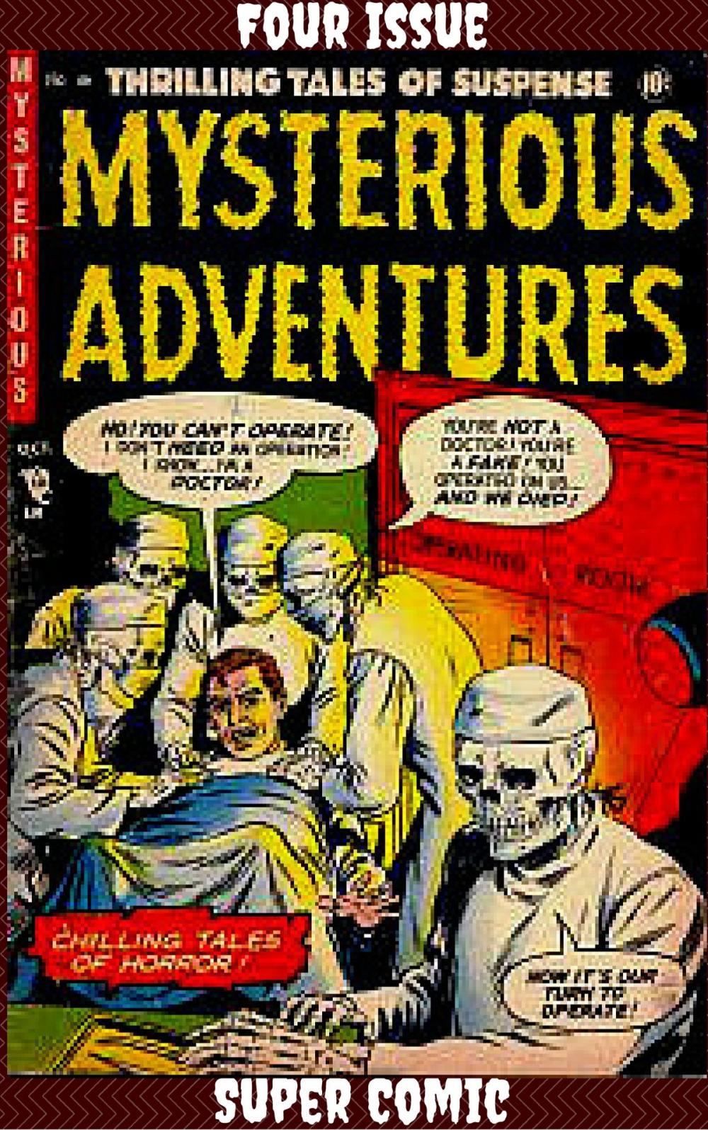 Big bigCover of Mysterious Adventures Four Issue Super Comic
