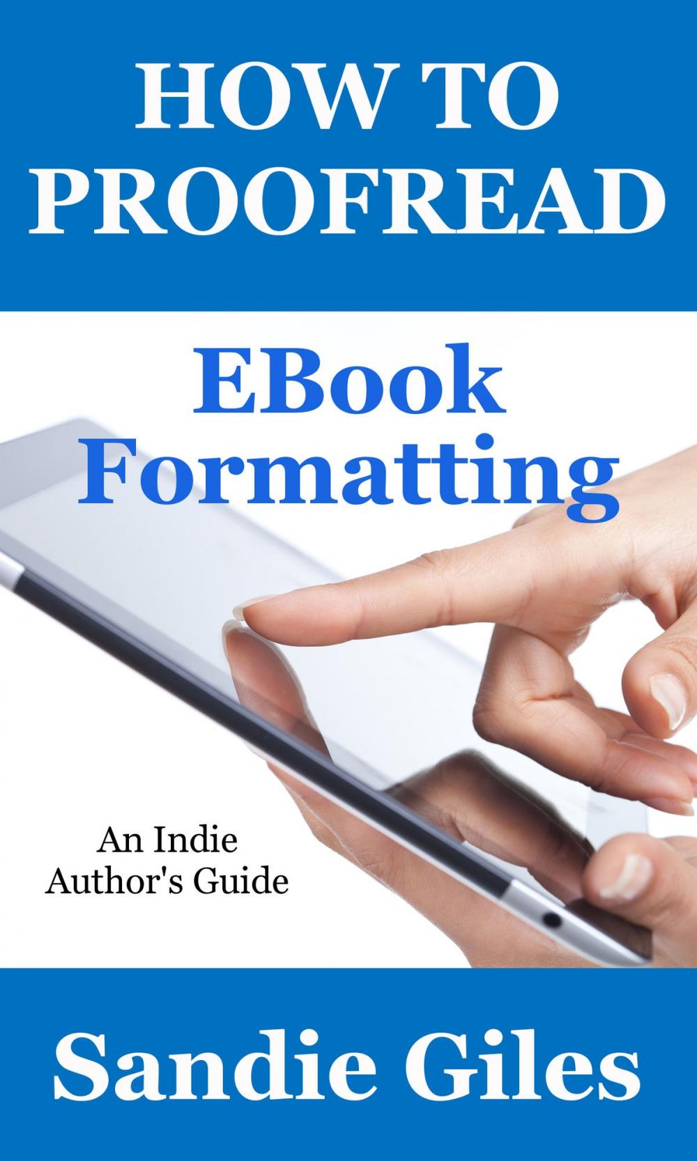 Big bigCover of How to Proofread: EBook Formatting