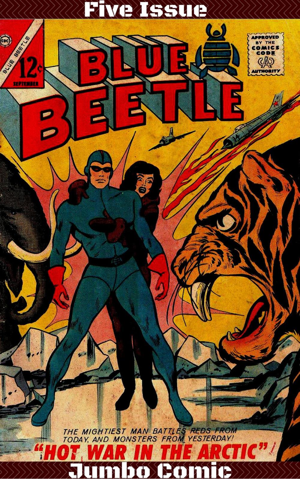 Big bigCover of Blue Beetle Five Issue Jumbo Comic