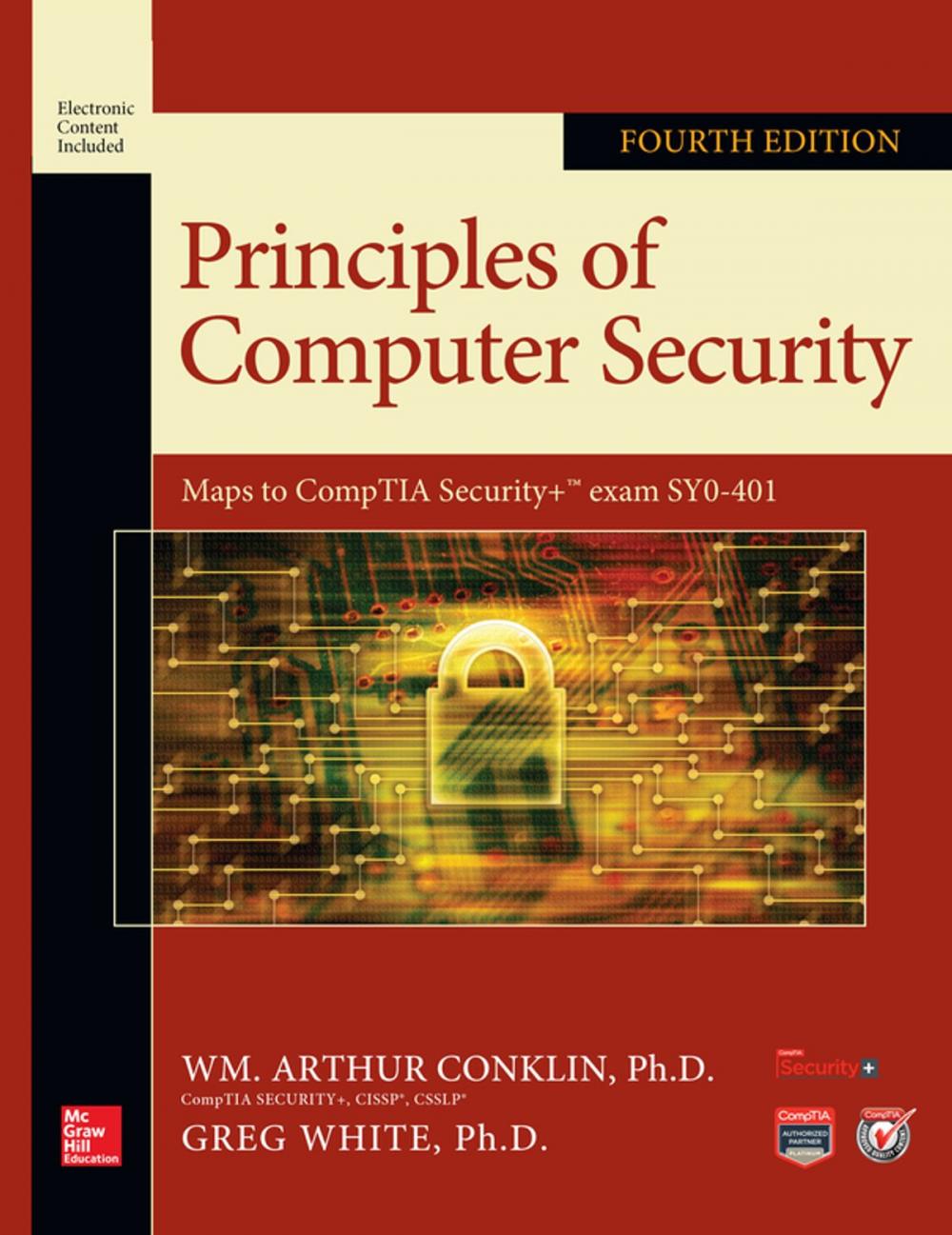 Big bigCover of Principles of Computer Security, Fourth Edition