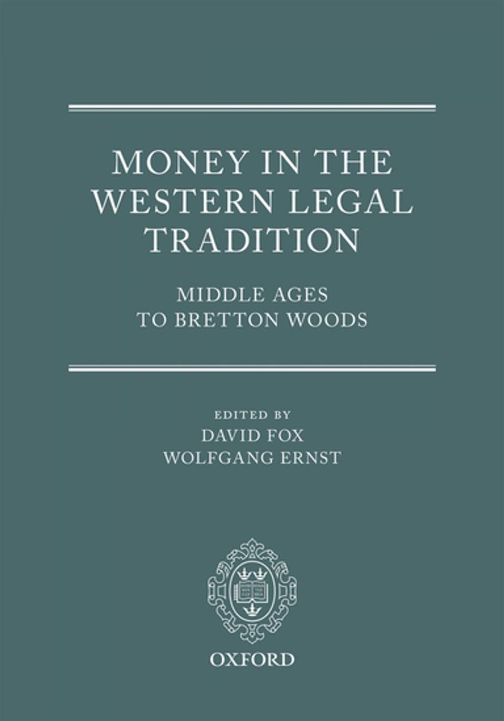 Big bigCover of Money in the Western Legal Tradition