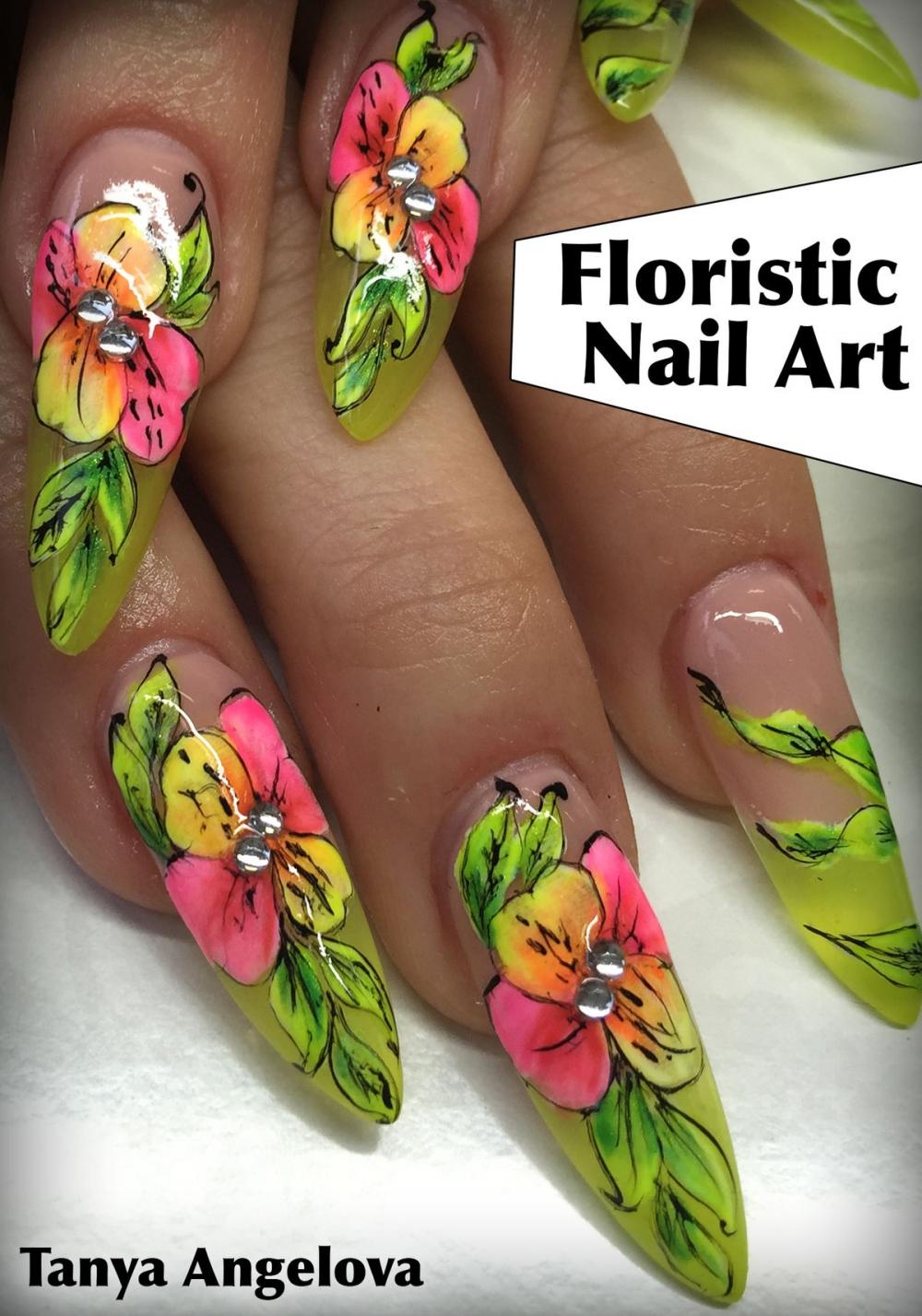 Big bigCover of Floristic Nail Art: How to Create Floristic Art-Gel Decorations That Stand Out?