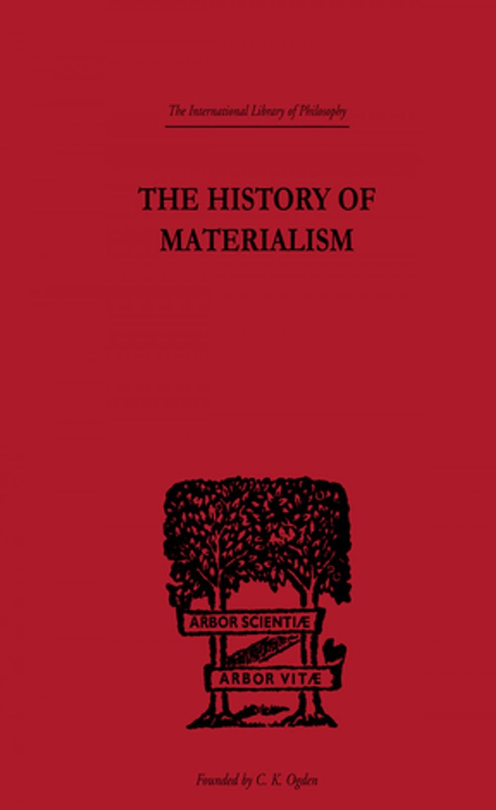 Big bigCover of The History of Materialism