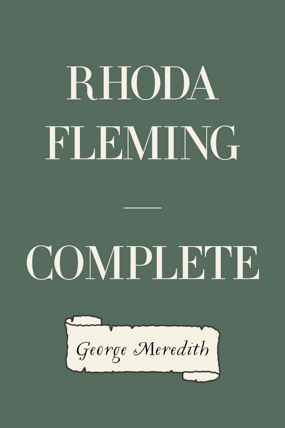 Big bigCover of Rhoda Fleming — Complete