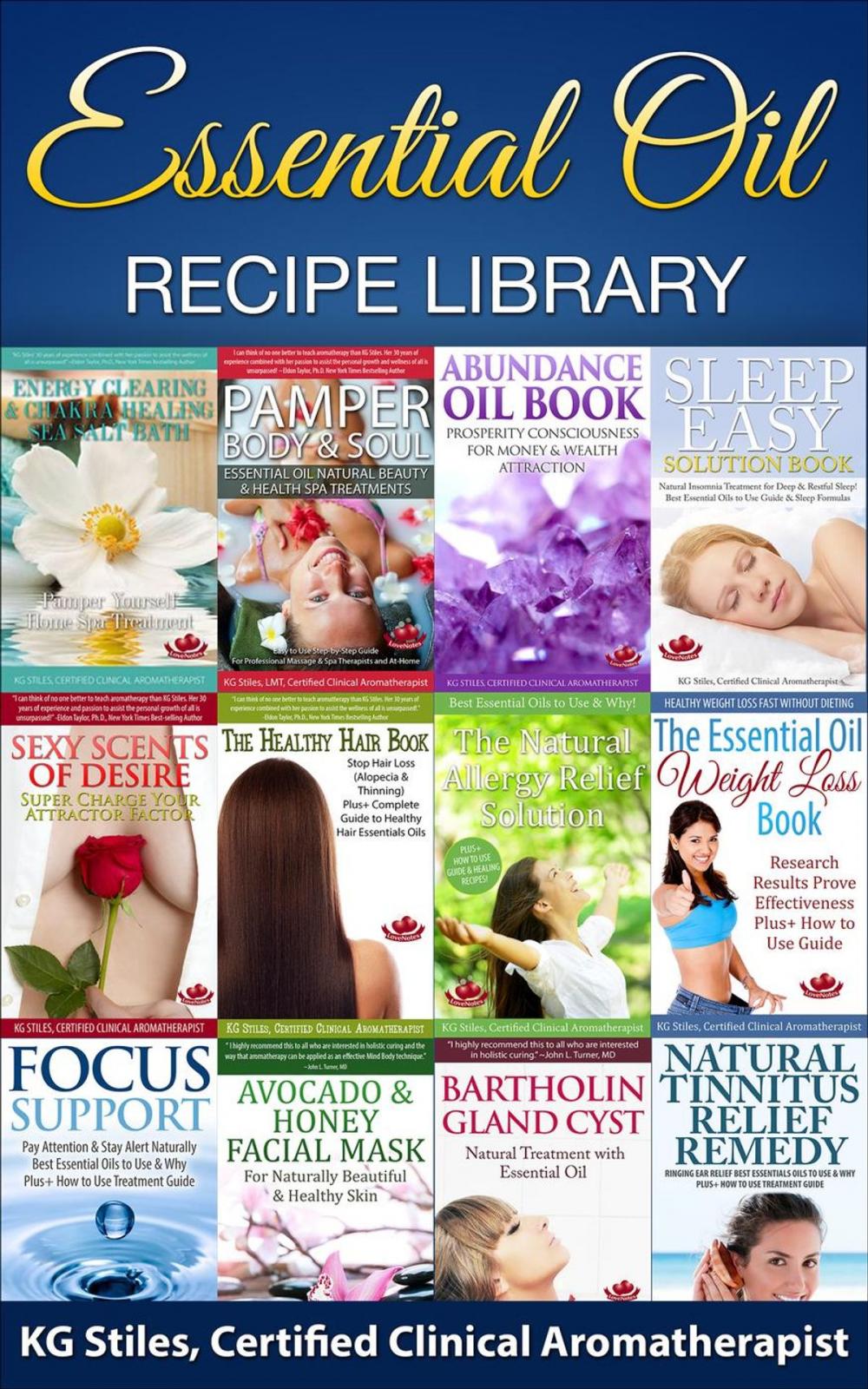 Big bigCover of Essential Oil Recipe Library