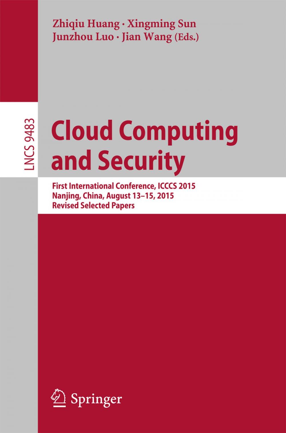 Big bigCover of Cloud Computing and Security