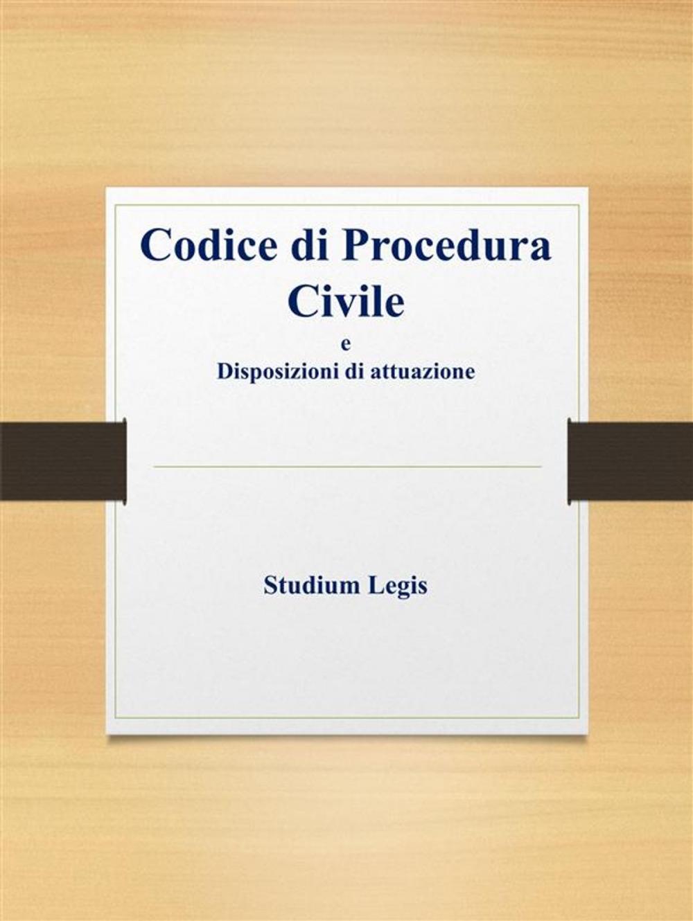 Big bigCover of Codice di procedura civile