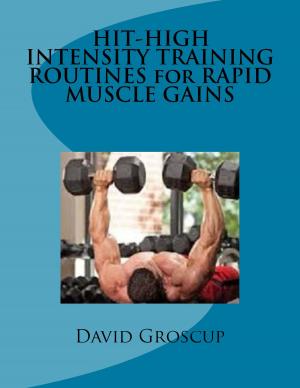 Book cover of HIT-HIGH INTENSITY TRAINING ROUTINES for RAPID MUSCLE GAINS