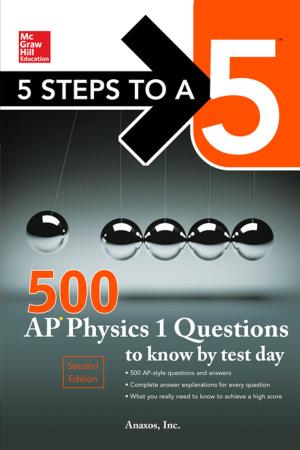 Cover of the book McGraw-Hill's 500 AP Physics 1 Questions to Know by Test Day by Leo Razdolsky