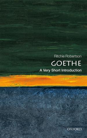 Cover of the book Goethe: A Very Short Introduction by Michael Schillig