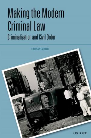 Cover of the book Making the Modern Criminal Law by R. Michael Feener