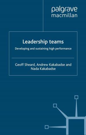 Cover of the book Leadership Teams by Jörg Kienitz, Peter Caspers