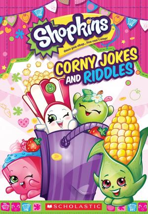 Book cover of Corny Jokes and Riddles (Shopkins)