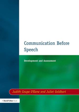 Cover of the book Communication before Speech by 