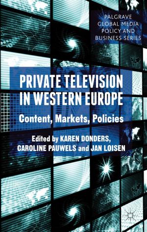 Cover of the book Private Television in Western Europe by Richard H. Rosenzweig