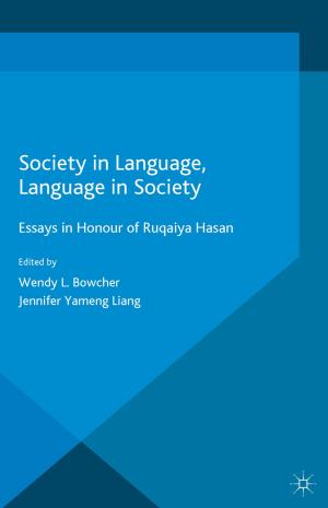 Cover of the book Society in Language, Language in Society by Serena Maria Nicoli