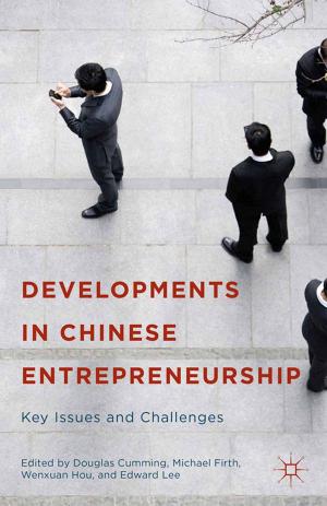 Cover of Developments in Chinese Entrepreneurship