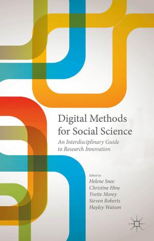 Cover of the book Digital Methods for Social Science by T. Sonobe, K. Otsuka
