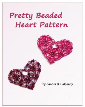 Book cover of Pretty Beaded Heart Pattern