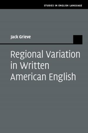 Cover of the book Regional Variation in Written American English by Jonas Klaus