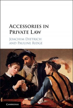 Cover of the book Accessories in Private Law by Elinor Ostrom