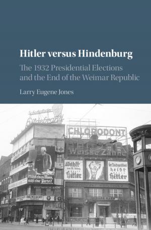 Cover of the book Hitler versus Hindenburg by James E. Baker